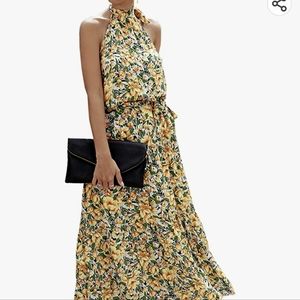 Floral halter dress